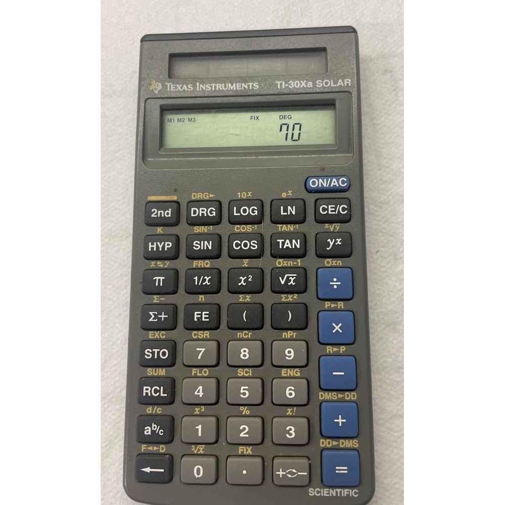 Texas Instruments TI-30Xa Solar Scientific Calculator